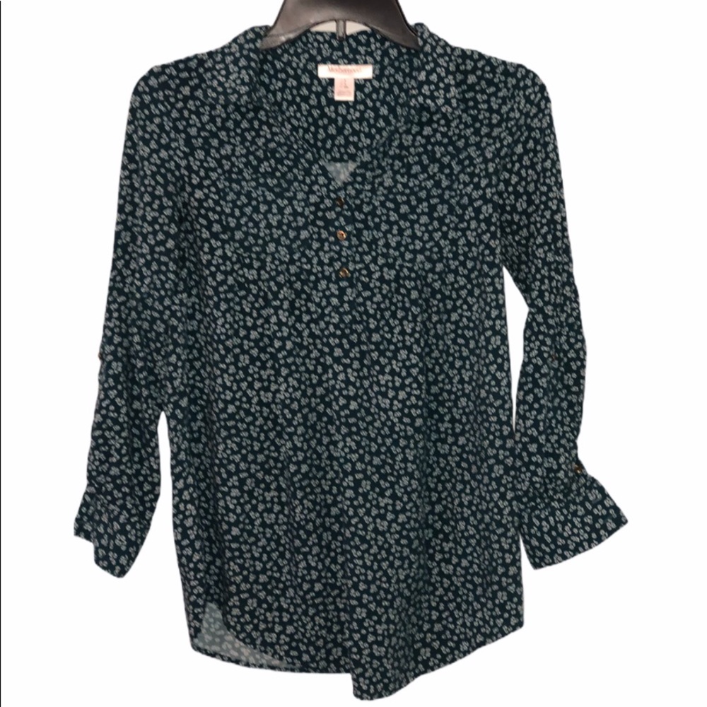 Motherhood maternity, long sleeve top, small